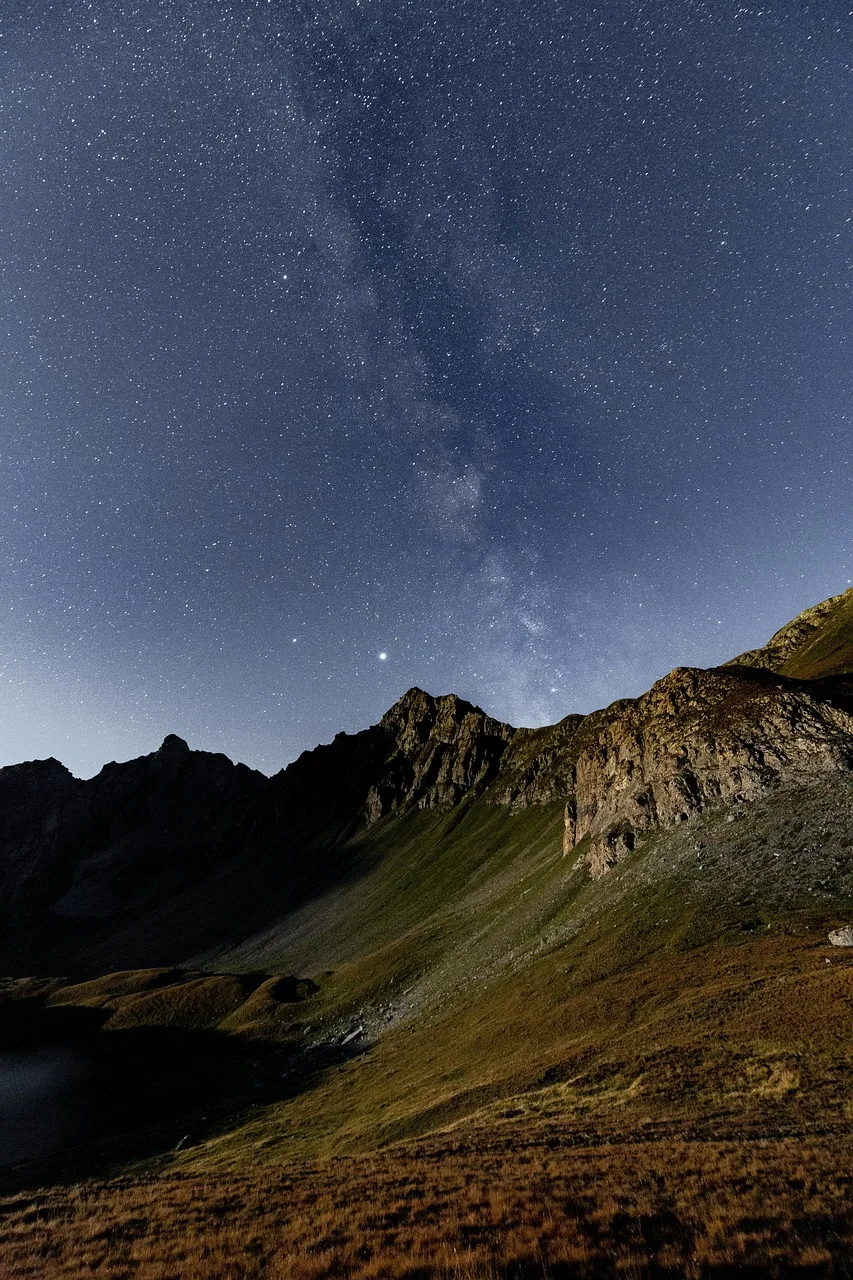 Ciel étoilé et voie lactée, soirée observation des étoiles en famille